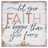 Small Plaque - Let Your Faith